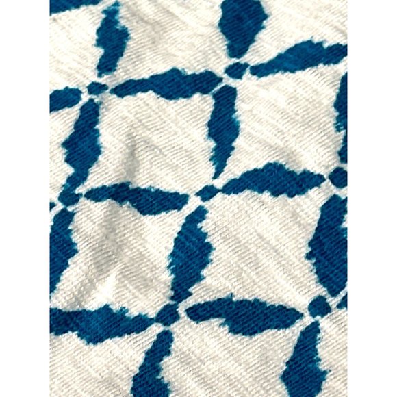 Chicos Button Back Slub Tee Blouse Soft Cotton Blend  Scoop Neck Elbow Sleeve 1 - Picture 9 of 9